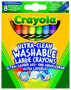 Crayola Duże zmywalne kredki 8 sztuk 52-3282 - Przybory szkolne - miniaturka - grafika 2
