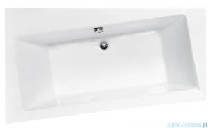 PMD Piramida Besco Infinity 150x90 lewa biała + obudowa + syfon WAI-150-NL - Wanny - miniaturka - grafika 2