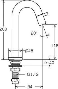 Hansa Nova Style 50938101 - Baterie umywalkowe - miniaturka - grafika 2