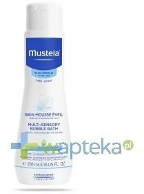 Mustela BEBE - BAIN MOUSSE płyn do kąp. bąbelkowa kąpiel PŁYN 200ml 7029923 - Kosmetyki kąpielowe dla dzieci - miniaturka - grafika 3