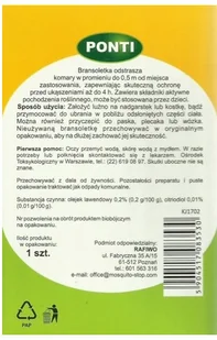 Bros PONTI Bransoletka na KOMARY PONTI - Zwalczanie i odstraszanie szkodników - miniaturka - grafika 2