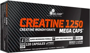 Olimp TCM Mega Caps (jabłczan kreatyny) 120 kaps./1100mg - Kreatyna - miniaturka - grafika 2