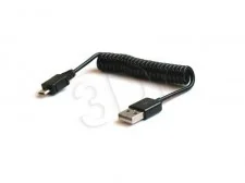 Savio CL-11 Kabel USB A(M) - USB Micro Spirala - Kable USB - miniaturka - grafika 3
