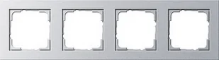 Gira E2 ALUMINIUM Ramka X4 [021425] - Klawisze i ramki - miniaturka - grafika 2
