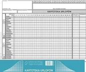 Druki akcydensowe - Michalczyk&Prokop KARTOTEKA URLOPÓW A5 /20/ 525-3 - miniaturka - grafika 1