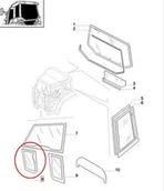 Części i akcesoria do maszyn rolniczych - CNH SZYBA PRAWA DOLNA PRZEDNIA 82001924 - miniaturka - grafika 1