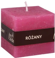 Świece - Pro Candle wieca zapachowa ProCandle 791011 / sześcian / różany - miniaturka - grafika 1