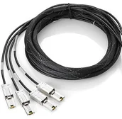 Serwery - HPE HPE External 1.0m (3ft) Mini-SAS HD 4x to Mini-SAS HD 4x Cable 716195-B21 - miniaturka - grafika 1