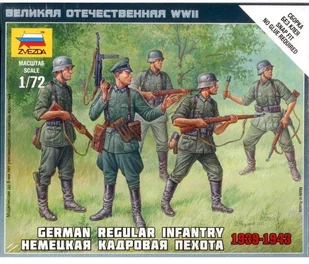 ZVEZDA German Regular Infantry 1939-43 JPZVEF0CJ020074 - Modele do sklejania - miniaturka - grafika 2