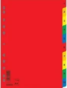 Przekładki do segregatorów - Biella Przekładka DONAU PP 1-10 A4 numeryczne kolorowe DN262 - miniaturka - grafika 1