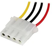 Kable USB - StarTech Startech LP4POWEXT12 LP4-Molex power przedłużacz kabla (wtyczka na gniazdo) - miniaturka - grafika 1
