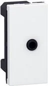Gniazdka elektryczne - Legrand 078764 MOSAIC Gniazdo Jack 3.5mm - 1 moduł BIAŁE żeńskie - miniaturka - grafika 1