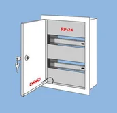 Rozdzielnie elektryczne - Karwasz Rozdzielnica podtynkowa RP-24-P Z P/T RP-24 Z - miniaturka - grafika 1
