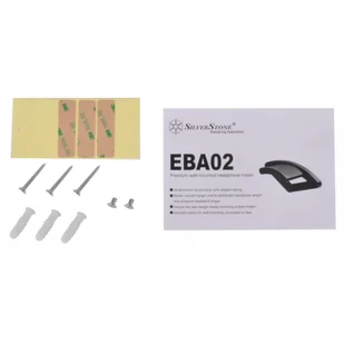 SilverStone SilverStone Uchwyt na słuchawki czarny SST-EBA02C - Inne akcesoria audio-wideo - miniaturka - grafika 12