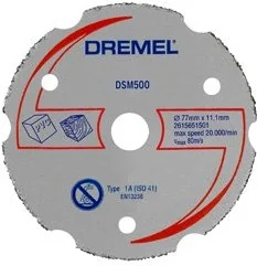 Dremel Tarcza tnąca uniwersalna węglikowa do DSM20 - DSM500 2615S500JA - Materiały ścierne - miniaturka - grafika 4