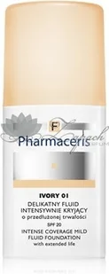 Pharmaceris f delikatny fluid intensywnie kryjący o przedłużonej trwałości spf 20 bronze 01 kość słoniowa - Podkłady do twarzy - miniaturka - grafika 8