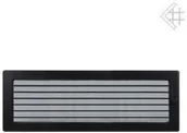 Akcesoria kominkowe - Kratki.pl Kratka kominkowa malowana czarna 17x49 z żaluzją 6674-898A9_2013020210 - miniaturka - grafika 1
