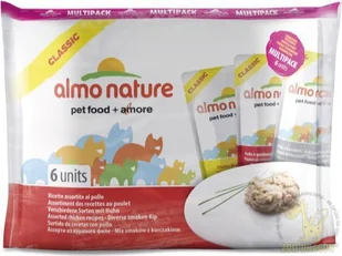 Almo Nature 8 + 4 gratis! Mieszany pakiet Classic 12 x 55 g 3 smaki kurczaka - Mokra karma dla kotów - miniaturka - grafika 2