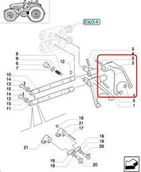Części i akcesoria do maszyn rolniczych - CNH WIDEŁKI SKRZYNI BIEGÓW 5180050 - miniaturka - grafika 1