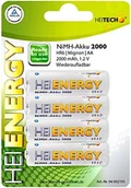 Baterie i akcesoria - Heitech 04002191 akumulatora NiMH (HR6, Mignon/AA, 2000 mAh) 4250040921919 - miniaturka - grafika 1