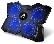 Podkładki chłodzące pod laptopa - Klim Wind podkładka pod laptopa z 4 wentylatorami, niebieski k19 - miniaturka - grafika 1