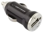 Ładowarki samochodowe - Esperanza ŁADOWARKA SAMOCHODOWA EZ106 1xUSB 1000 mA EZ106 - miniaturka - grafika 1