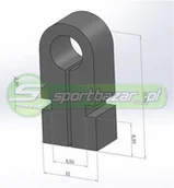 Tenis ziemny - ZACZEP DO SIATKI OMEGA - miniaturka - grafika 1