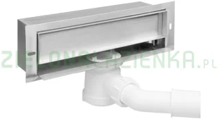 Deante Odpływ ścienny z rusztem pod płytki KOW 003A - Odpływy liniowe - miniaturka - grafika 2