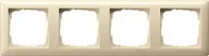Klawisze i ramki - Gira Ramka czterokrotna różne kolory Standard 55 021401 / 021403 / 021404 - miniaturka - grafika 1