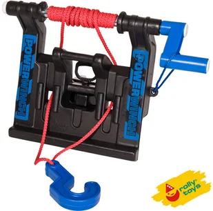 Rolly Toys wyciągarka do traktorka na pedały Czarn0-niebieska 409280 - Jeździki dla dzieci - miniaturka - grafika 4