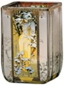 Świeczniki - Goebel Świecznik szklany Zima 1900 66-928-54-0 - miniaturka - grafika 1