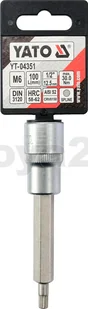Yato KLUCZ TRZPIENIOWY SPLINE 1/2"" M6 L100MM YT-04351 - Klucze i nasadki - miniaturka - grafika 3