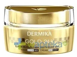 Dermika Gold 24k Total Benefit Eliksir Młodości 45+ Luksusowy Krem na dzień/noc 50ml - Kremy do twarzy - miniaturka - grafika 3