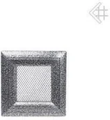 Akcesoria kominkowe - Kratki.pl Kratka kominkowa malowana OSKAR czarno-srebrna 11x11 6674-898A9_201302 - miniaturka - grafika 1