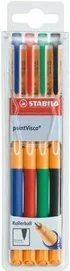 Stabilo PIÓRO ŻELOWE POINT VISCO, ETUI 4 SZT. 1099/4 - Pióra kulkowe - miniaturka - grafika 2