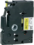 Papier do drukarek - Brother TZEFX621 do PT2450 etyk lam żółta/Bk09mm*8 - miniaturka - grafika 1