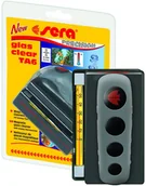 Pozostałe akcesoria do akwarium - Sera Glass Clear czyścik magnetyczny z termometrem analogowym 6mm - miniaturka - grafika 1