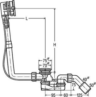 Viega Multiplex Trio komplet odpływowo-przelewowy Visign MT5 6161.70 727 758 - Syfony - miniaturka - grafika 2