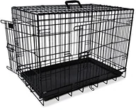 Transportery dla kotów - Nobby Transportkäfig Für Hunde Faltbar Schwarz 109X71X79 Cm - miniaturka - grafika 1