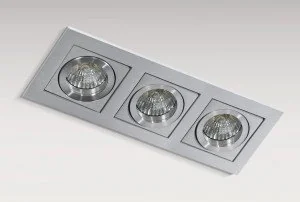 Azzardo Lampa techniczna Paco 3 Aluminium (GM2301 ALU) - Lampy pozostałe - miniaturka - grafika 2