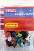Pinezki - Pinezki tablicowe 60 sztuk Beczułki 8770406 Herlitz - miniaturka - grafika 1