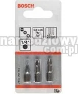 Bosch (O) 3-częściowy zestaw końcówek wkręcających Extra Hart 2607001760 - Klucze i nasadki - miniaturka - grafika 2