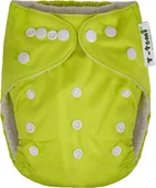 Pieluchy - T-tomi Bambusowa pielucha wielorazowa AIO 3-15kg)  zielona - miniaturka - grafika 1