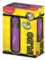 Przybory szkolne - Maped Zakreślacz fluo peps fioletowy pudełko - miniaturka - grafika 1