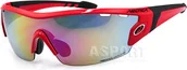 Okulary sportowe - Arctica Okulary sportowe lustrzanki IMPACT S-153C + sznurek gratis - miniaturka - grafika 1