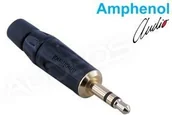 Złącza, przejściówki, adaptery - Amphenol Wtyk mini jack 3.5mm stereo - KS3PB-AU - miniaturka - grafika 1