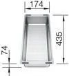 BLANCO Odsączarka stalowa do SUBLINE, MEVIT XL 6S 227689 - Akcesoria do armatury i ceramiki - miniaturka - grafika 3