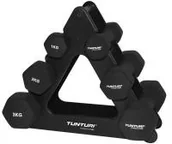Hantle i ciężarki - Tunturi 14TUSCL107 Zestaw hantli z neoprZestaw hantli z neoprenu 3 pary 14TUSCL107enu 3 pary - miniaturka - grafika 1