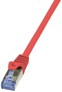 LogiLink Kabel RJ45 cat 6a 7.5m czerwony - Kable miedziane - miniaturka - grafika 3
