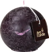 Świece - Pro Candle wieca zapachowa ProCandle 731002 / kula / czarna porzeczka - miniaturka - grafika 1